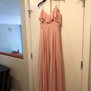 Jenny Yoo Mila bridesmaid dress, rose water color